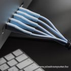 Cable USB A to USB C Forcell F-Energy QC4.0 3A 66W Silicone 1 m C342 blue