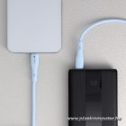 Cable USB C to USB C Forcell F-Energy QC4.0 PD 3A 60W Silicone 1 m C344 blue