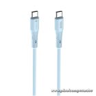 Cable USB C to USB C Forcell F-Energy QC4.0 PD 5A 100W Silicone 1 m C347 blue