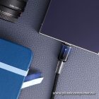 Cable USB A to USB C Forcell F-Energy QC4.0 3A 66W Gradient 1 m C352 black