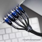 Cable USB A to USB C Forcell F-Energy QC4.0 3A 66W Gradient 1 m C352 black