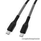 Cable USB C to USB C Forcell F-Energy QC4.0 PD 5A 240W Carbon 1 m CB-05C black