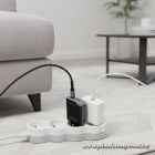 Phone charger Forcell F-Energy Ultra Slim GaN III 2 x USB C PD QC4.0 3A 45W B245201(2C) black