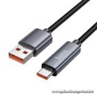 Cable USB A to USB C Hoco 5A with display 1 m X112 black