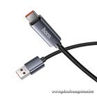 Cable USB A to USB C Hoco 5A with display 1 m X112 black