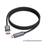 Cable USB A to USB C Hoco 5A with display 1 m X112 black