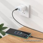 Hoco X89 – 60W USB-C – USB-C gyorstöltő kábel, 2 méter, fonott kivitel