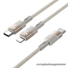 Hoco U139 2in1 gyorstöltő kábel – USB-C / USB-C, 100W Power Delivery