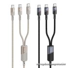 Hoco U139 2in1 gyorstöltő kábel – USB-C / USB-C, 100W Power Delivery