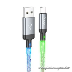 Cable USB A to USB C Hoco 3A 1 m U112 gray