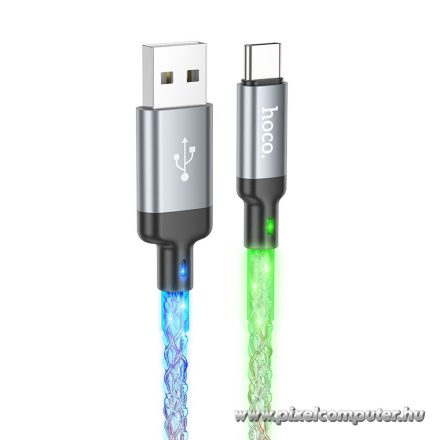 Cable USB A to USB C Hoco 3A 1 m U112 gray