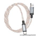 Cable USB A to USB C Hoco 3A 1 m U112 gray