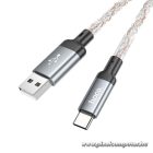 Cable USB A to USB C Hoco 3A 1 m U112 gray
