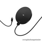 Wireless charger Hoco 15W with cable USB C and digital display CW62 black