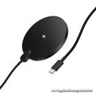 Wireless charger Hoco 15W with cable USB C and digital display CW62 black