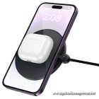 Wireless charger Hoco 15W with cable USB C and digital display CW62 black
