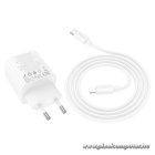 Hoco N55 hálózati gyorstöltő – 20W teljesítmény, 4 kimenet, USB-C–Lightning kábellel