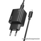 Hoco N55 hálózati gyorstöltő – 20W teljesítmény, 4 kimenet, USB-C–Lightning kábellel