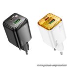 HOCO N52 hálózati töltő – 20W + 18W, dupla kimenet, PD / QC 3.0
