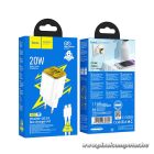 HOCO N52 hálózati töltő – 20W + 18W, dupla kimenet, PD / QC 3.0