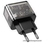 Phone charger Hoco USB A + USB C QC3.0 PD 3A 20W N34 transparent