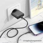 Phone charger Hoco Slim USB C QC PD 20W + cable USB C to Lightning N37 black