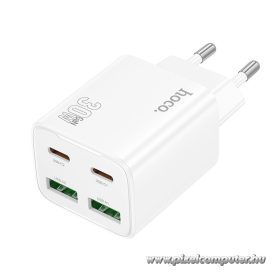   HOCO N56 hálózati töltő – 4 port, 30W, PD / PPS / QC gyorstöltés