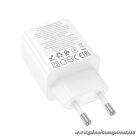 HOCO N56 hálózati töltő – 4 port, 30W, PD / PPS / QC gyorstöltés