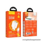 Hoco N56 hálózati gyorstöltő – 30W teljesítmény, 4 kimenet, USB-C kábellel