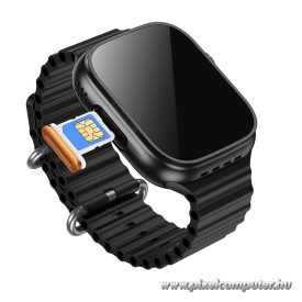   HOCO DYD01 okosóra – 1.96" kijelző, 4G SIM támogatás, 1GB RAM + 16GB ROM