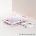 FORCELL F-ENERGY Mag Mirror 15W 3 in 1 wireless charger compatible with MagSafe / Apple Watch / Samsung Watch / Airpods pink