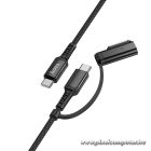 Cable 2in1 USB C to USB C / Mag3 Hoco 240W 1,8 m U142 black