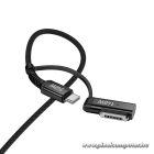 Cable 2in1 USB C to USB C / Mag3 Hoco 240W 1,8 m U142 black
