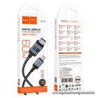 Hoco X118 – 60W USB-C – USB-C gyorstöltő kábel LED teljesítmény kijelzővel, 1 méter