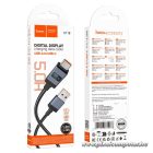 Hoco X118 – 5A USB-A – USB-C gyorstöltő kábel LED teljesítmény kijelzővel, 1 méter