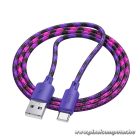 Hoco X116 USB-A – USB-C 3A Kábel – 1 m, Fonott Kivitel