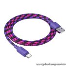 Hoco X116 USB-A – USB-C 3A Kábel – 1 m, Fonott Kivitel