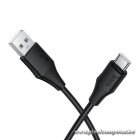 Silicone Cable USB A to USB C Hoco 3A 1 m X124 black