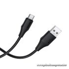 Silicone Cable USB A to USB C Hoco 3A 1 m X124 black