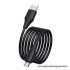 Silicone Cable USB A to USB C Hoco 3A 1 m X124 black