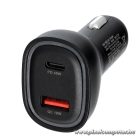 Blue Star autós töltő USB-C (45W) + USB-A (18W) – PD, QC 3.0 és Samsung Super Fast Charging 2.0 támogatással