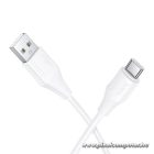 Hoco X124 USB-A – USB-C Szilikon Kábel – 3A Gyorstöltés, 1 m