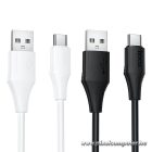 Hoco X124 USB-A – USB-C Szilikon Kábel – 3A Gyorstöltés, 1 m