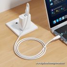 Hoco X124 USB-A – USB-C Szilikon Kábel – 3A Gyorstöltés, 1 m