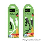 Hoco X124 USB-A – USB-C Szilikon Kábel – 3A Gyorstöltés, 1 m