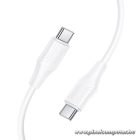 Hoco X124 USB-C – USB-C gyorstöltő kábel – 60W, 1 m, PD támogatás