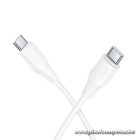 Hoco X124 USB-C – USB-C gyorstöltő kábel – 60W, 1 m, PD támogatás