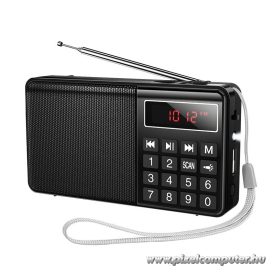   Hoco HI50 – Bluetooth 5.3 hordozható rádió 5W hangszóróval és 1200 mAh akkumulátorral
