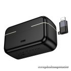 Wireless microphones 2in1 Lightning / USB C Hoco L22 black