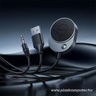 Wireless car receiver Hoco AUX Bluetooth with cable Jack 3,5 mm E150 metal gray